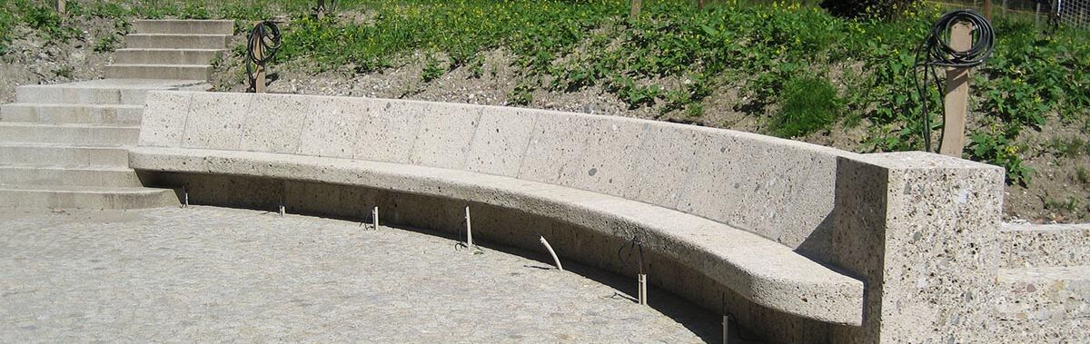 Oberflächen aus Nagelfluh
