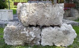 Nagelfluh - Spaltsteine