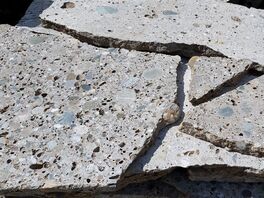 Bruchplatten aus Nagelfluh